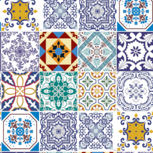 Papel de Parede AZULEJO 005