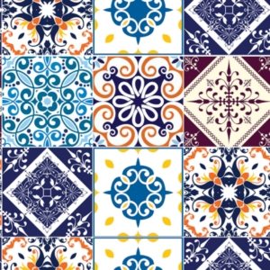 Papel de Parede AZULEJO 007