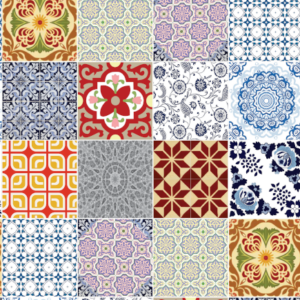 Papel de Parede AZULEJO 016